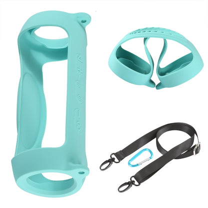 New Bluetooth Speaker Case Soft Silicone Cover Skin With Strap Carabiner for JBL Charge 5 Wireless Bluetooth Speaker Bag