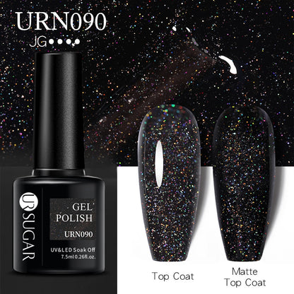 UR SUGAR 7.5ml Autumn Red Series Nail Gel Polish Gel Paint Nail Art Semi Permanent Nail Art Manicure Soak Off LED UV Nail Gel