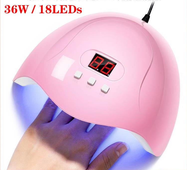 280W Nail Drying Lamp For Manicure 66 Led UV Lamp For Nails Gel Polish Dryer With Smart Sensor Professional Nail Salon Equipment