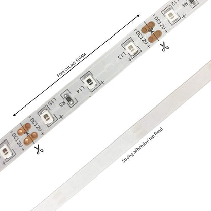 SumTang UV Led Strip 12V UVA Light 395-405nm SMD2835 60LEDs/m Ultraviolet Ray LED Diode Ribbon Purple Tape Lamp for Party