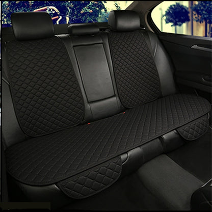 Linen Car Seat Cover Protector Summer Front or Rear Seat Back Cushion Pad Mat Backrest Universal for Auto Interior Truck Suv Van