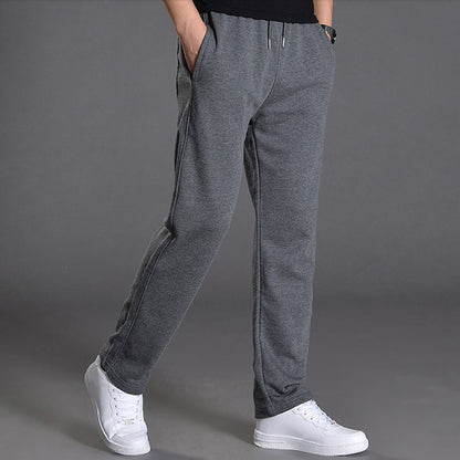 2021 Spring Autumn Joggers Men Jogging Sweatpants Sportswear Knit Tracksuit Sports Pants Trousers Oversize Wide Leg Clothing