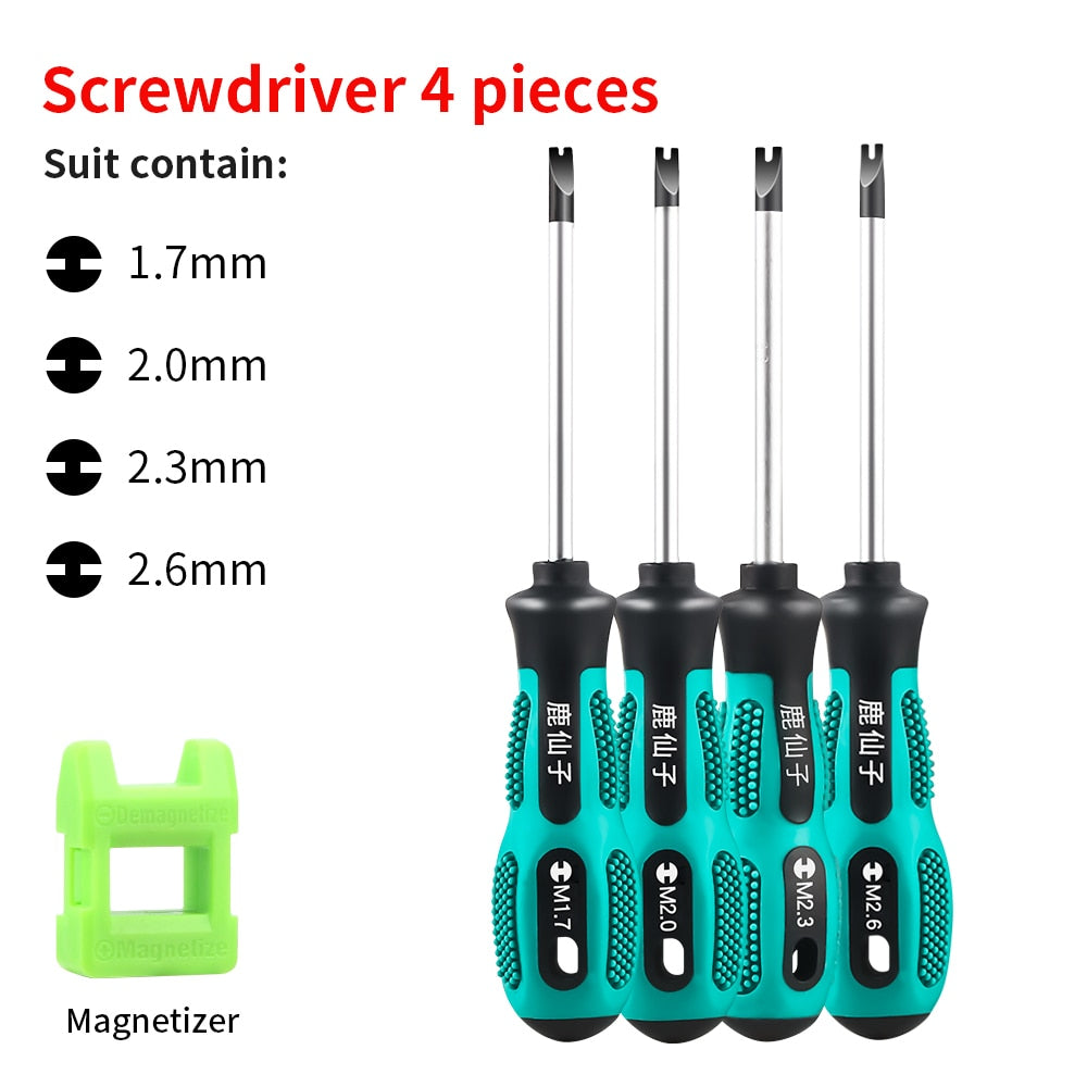 LUXIANZI Torx Screwdriver Set Hand Multi-tool Kit Magnetic Bit Insulated Handle Screw Driver Repair Tools For Home Manual