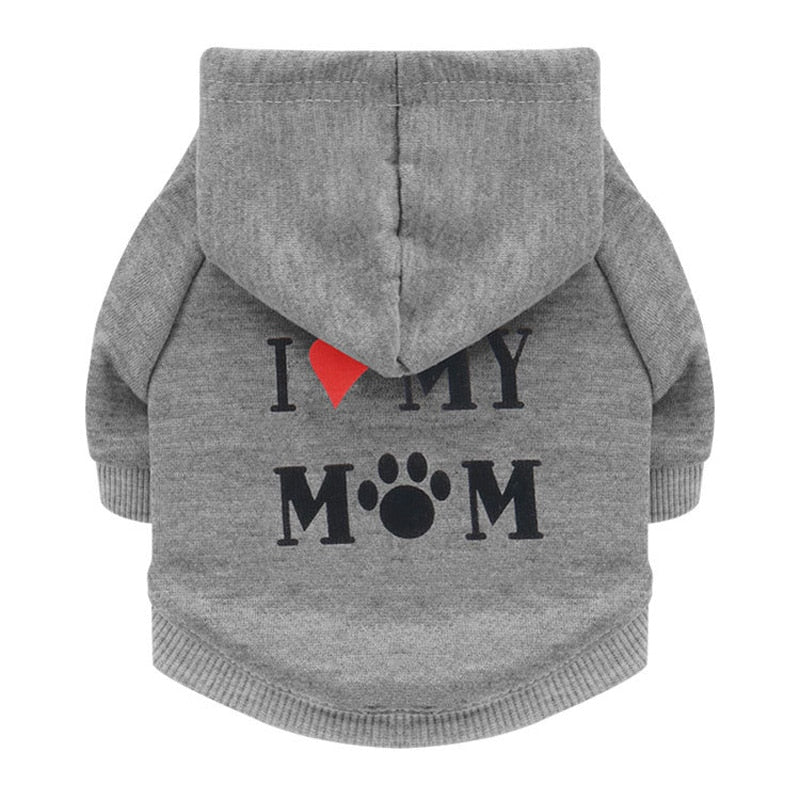 Security Dog Clothes Small Dog Hoodie Coat Chihuahua Dog Sweatshirt French Bulldog Warm Puppy Clothes Hoodie For Dog XS-L