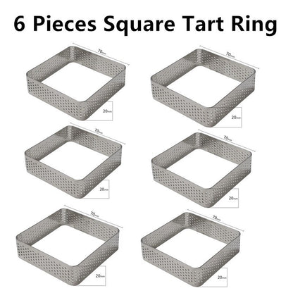 SHENHONG Round Tart Cake Mold For Baking Dessert Ring Art Mousse Silicone 3D Mould Silikonowe Moule Tartlet Pan Pastry Tools