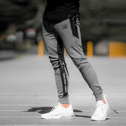 Mens Joggers Casual Pants Fitness Male Sportswear Tracksuit Bottoms Skinny Sweatpants Trousers Black Gyms Joggers Track Pants