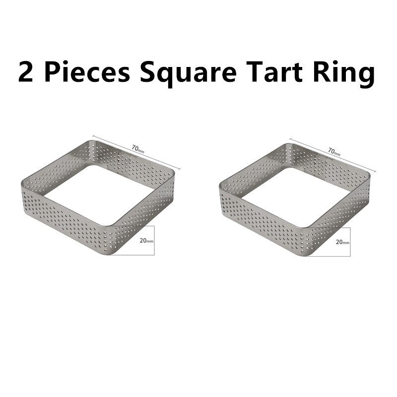 SHENHONG Round Tart Cake Mold For Baking Dessert Ring Art Mousse Silicone 3D Mould Silikonowe Moule Tartlet Pan Pastry Tools