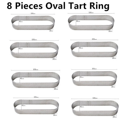 SHENHONG Round Tart Cake Mold For Baking Dessert Ring Art Mousse Silicone 3D Mould Silikonowe Moule Tartlet Pan Pastry Tools