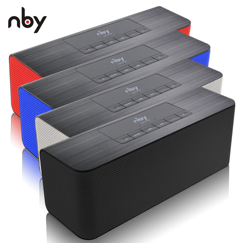 NBY 5540 Bluetooth Speaker Portable Wireless Speaker High-definition Dual Speakers with Mic TF Card Loudspeakers MP3 Player