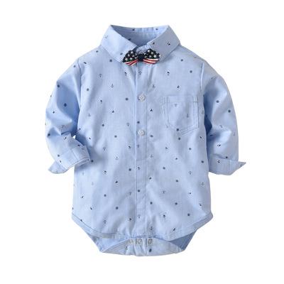 2023 Classic plaid bodysuit for baby wearing 1-2-3 birthday party gentleman baby store body boy costume funny tie baby clothes