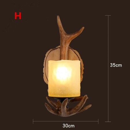 Nordic Crystal Wall Lamps Deer Head Lamp Bedroom Dining Room Bar Cafe Light Home Vintage Decoration Wall Light Free Shipping