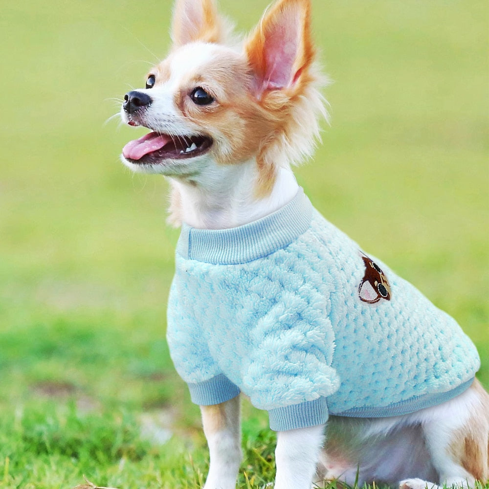 Puppy Dog Clothes Winter Warm Pet Dog Cat Clothes Hoodies For Small Dogs Cats Chihuahua Yorkshire Coat Outfit Pet Clothing