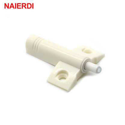 NAIERDI 10Set Kitchen Cabinet Catches Door Stop Drawer Soft Closer Wardrobe Damper Buffers With Screws For Furniture Hardw