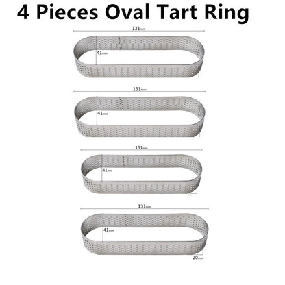 SHENHONG Round Tart Cake Mold For Baking Dessert Ring Art Mousse Silicone 3D Mould Silikonowe Moule Tartlet Pan Pastry Tools