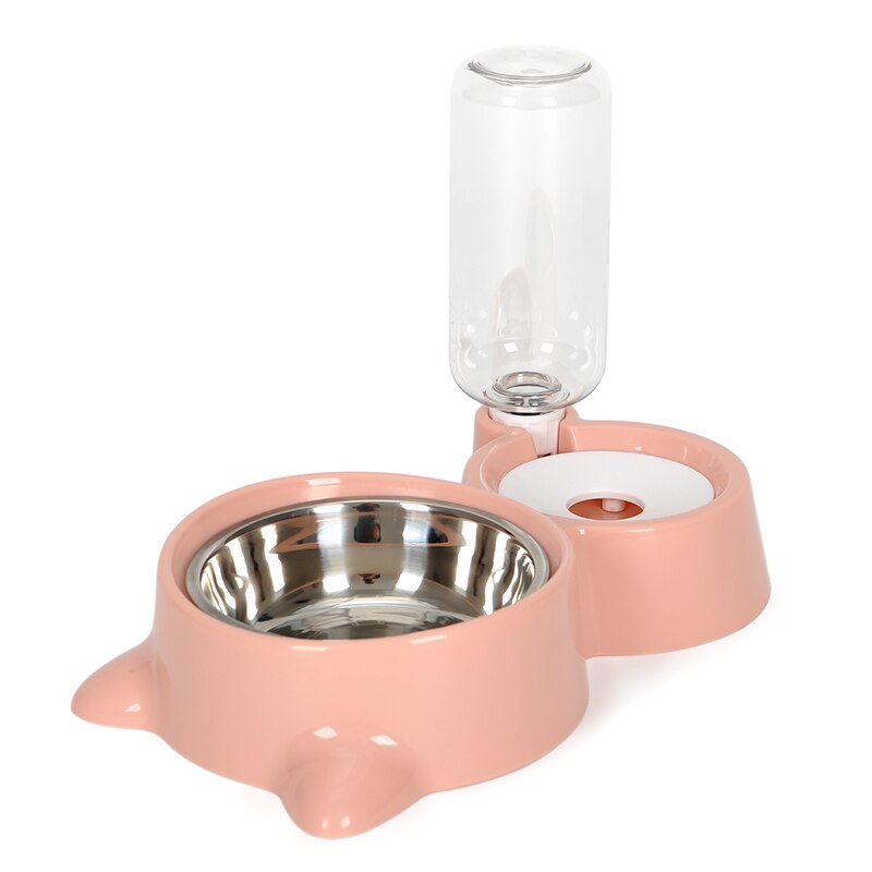 HOOPET Automatic Feeding Bowl For Cat Pet Water Feeder Kitten Drinking Fountain Food Dish Pet Goods Save Food Dog Bowl Suppliers