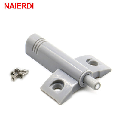 NAIERDI 10Set Kitchen Cabinet Catches Door Stop Drawer Soft Closer Wardrobe Damper Buffers With Screws For Furniture Hardw