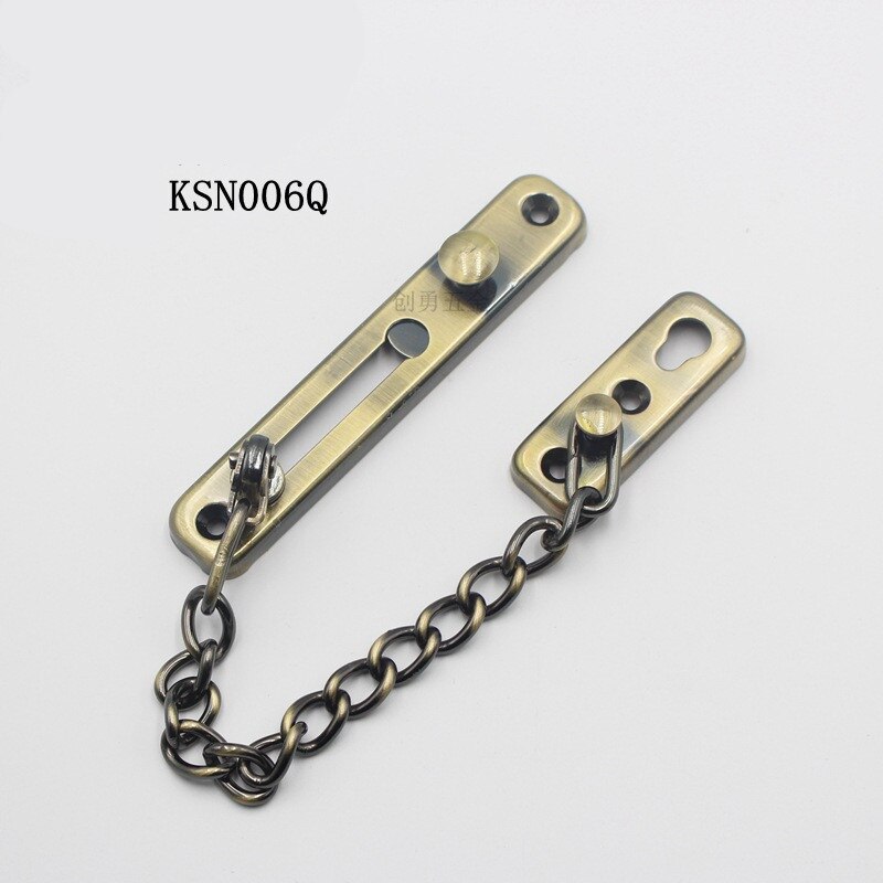 Thickening Anti-theft Sliding Door Lock Chain Safety Door Bolt Hotel Office Security Chain Gate Cabinet Latches Decorative Hardw