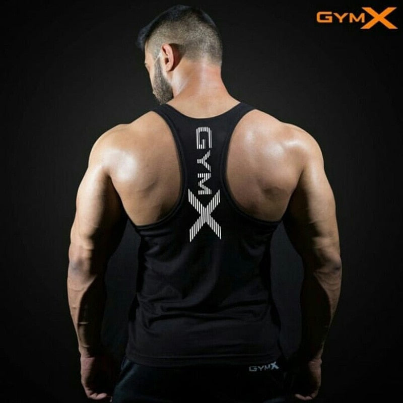 Men Bodybuilding Tight Cotton Tank Tops Summer Jogger Workout Sleeveless shirt Man Sling Vest Male Gyms Fitness Brand Clothing