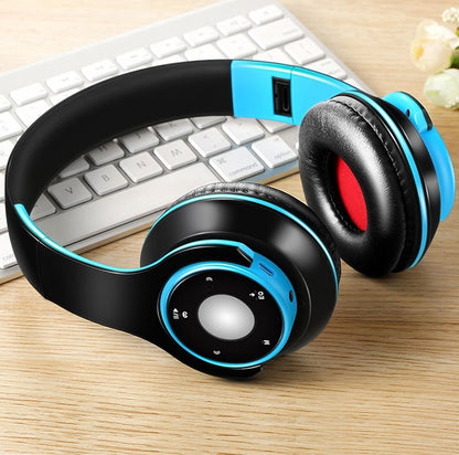 Wireless Headset Bluetooth Earphones and Headphone for Girls Samsung Sport and SD Card with Mic HIFI Stereo IOS Android in Phone