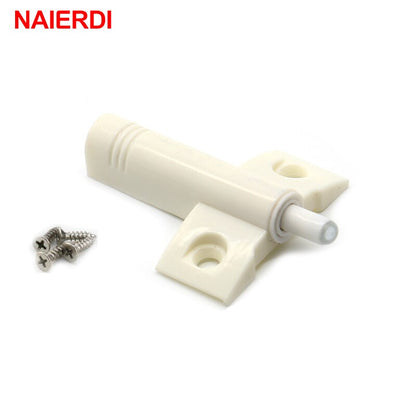 NAIERDI 10Set Kitchen Cabinet Catches Door Stop Drawer Soft Closer Wardrobe Damper Buffers With Screws For Furniture Hardw