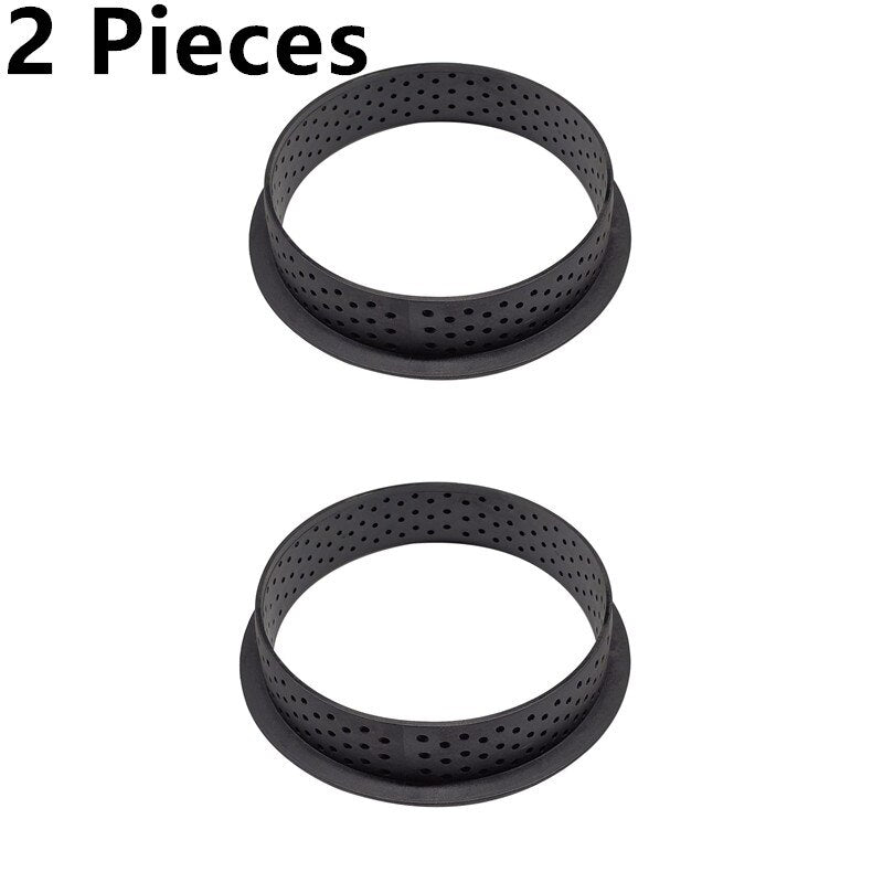 SHENHONG Round Tart Cake Mold For Baking Dessert Ring Art Mousse Silicone 3D Mould Silikonowe Moule Tartlet Pan Pastry Tools