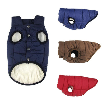 Winter Dog Clothes Pet Coat Clothes Dog Vest Jacket Clothing Windproof Warm Dog Coat for Small Medium Large Dogs XS-3XL