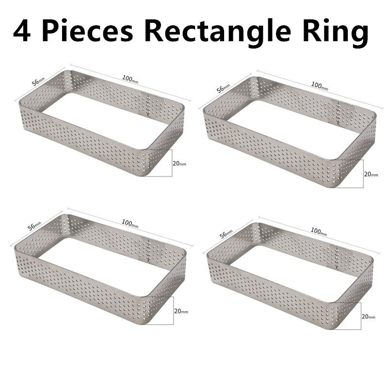 SHENHONG Round Tart Cake Mold For Baking Dessert Ring Art Mousse Silicone 3D Mould Silikonowe Moule Tartlet Pan Pastry Tools