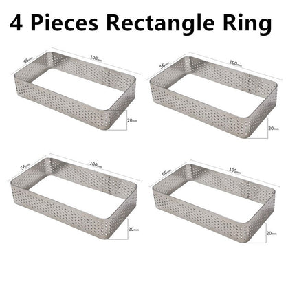 SHENHONG Round Tart Cake Mold For Baking Dessert Ring Art Mousse Silicone 3D Mould Silikonowe Moule Tartlet Pan Pastry Tools