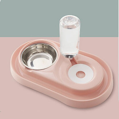 HOOPET Automatic Feeding Bowl For Cat Pet Water Feeder Kitten Drinking Fountain Food Dish Pet Goods Save Food Dog Bowl Suppliers