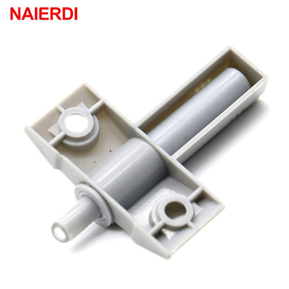 NAIERDI 10Set Kitchen Cabinet Catches Door Stop Drawer Soft Closer Wardrobe Damper Buffers With Screws For Furniture Hardw