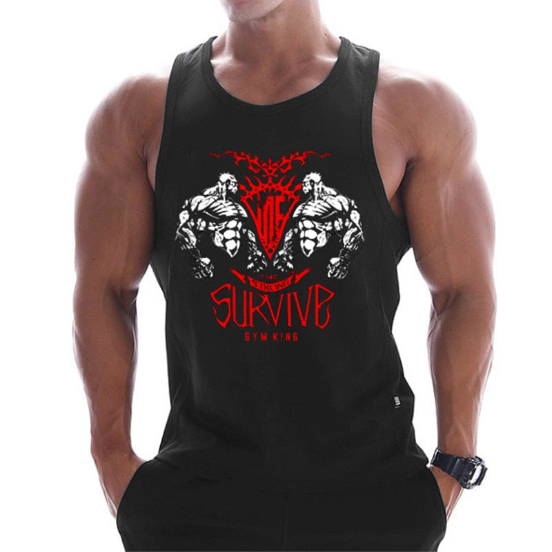 2019 new gyms clothing cotton bodybuilding tank top bodybuilder mens ropa hombre tops singlet erkek sleeveless singlet men