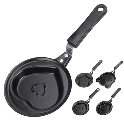 Breakfast Egg Frying Pot Egg Mold Pan Flip Omelette Mold Non-Stick Frying Pan Pancake Maker Kitchen Tools Mini