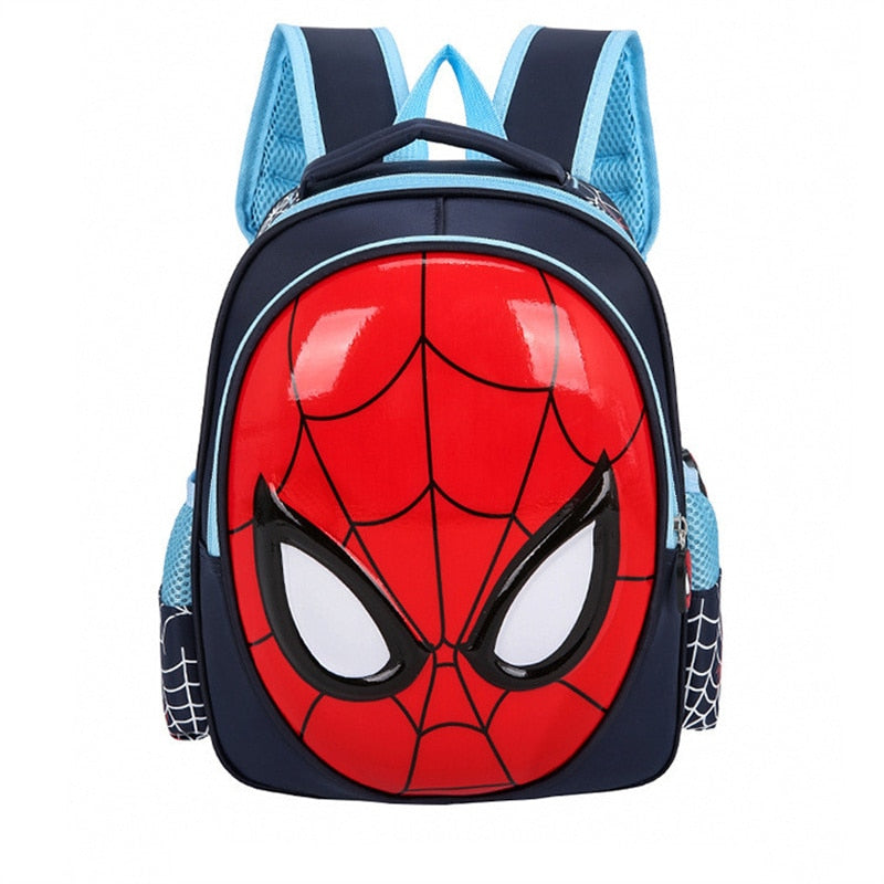 Anime MARVEL SPIDERMAN Backpacks Super heroes School Bag 3D stereo Children Boys Kindergarten Backpack Kids Cartoon Bags