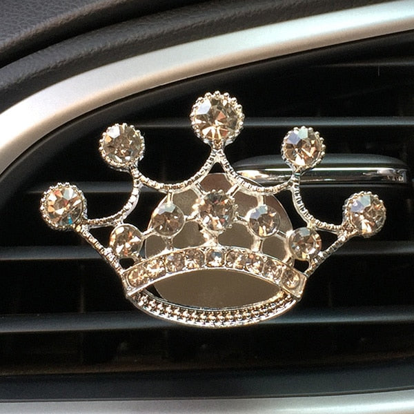 Bling Car Accessories Girls Purse High Heel Car Air Freshener Auto Outlet Perfume Clip Car Scent Diffuser Elegant Car Decoration