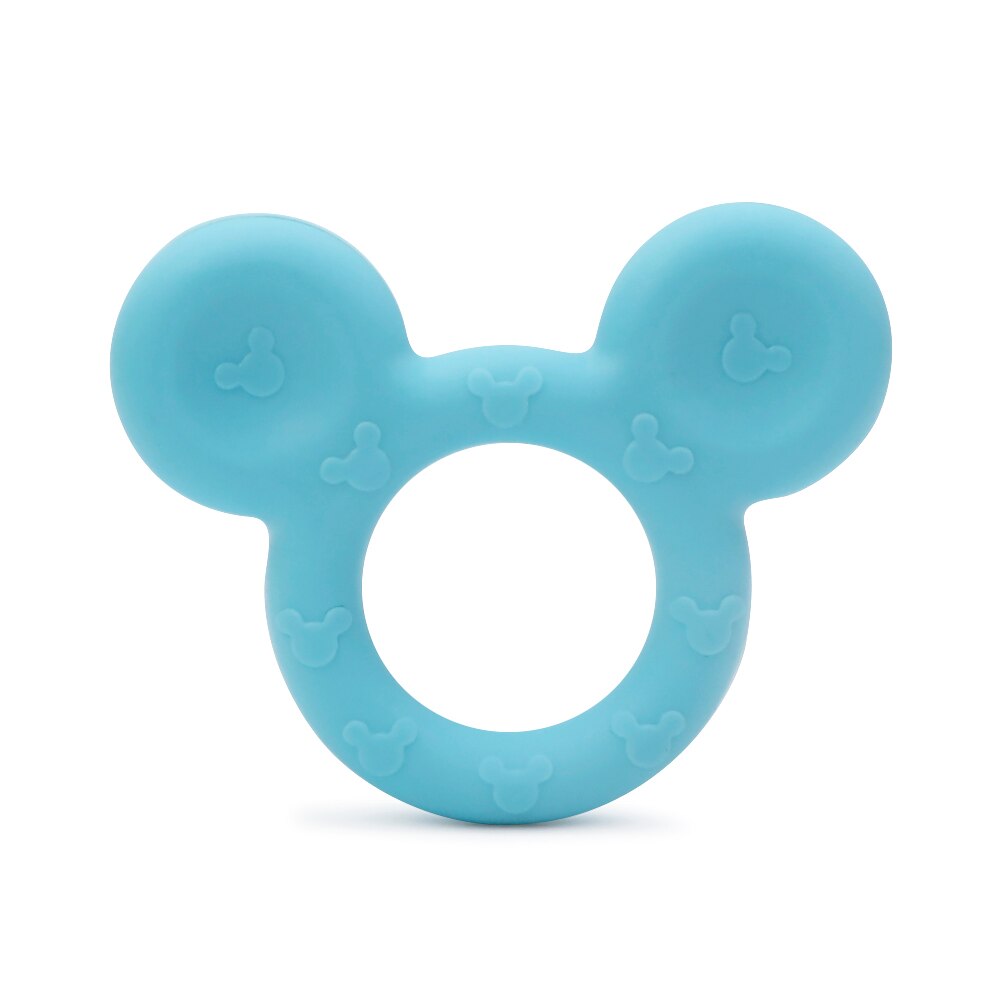 TYRY.HU 1PC Cartoon Baby Silicone Mickey Teether Teething Animal Rodent DIY Baby Teething Necklace Toy Food Grade Silicone Beads