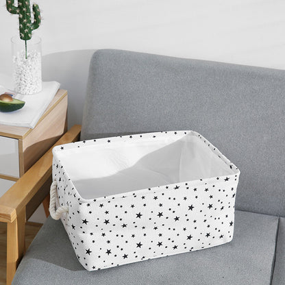 Home Supplies Free Shipping Folding Linen Organizer Box Baby Toys Socks Clothes Book Gadget House Office Laundry  Basket Storage