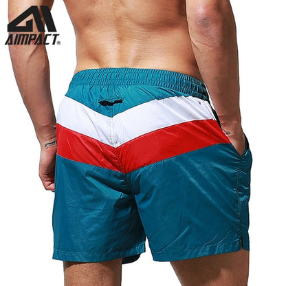 AIMPACT Mens Summer Fitness Shorts Men Jogger Casual Gyms Training Sports Shorts Bodybuilding Quick Dry Workout Beach Sportwears