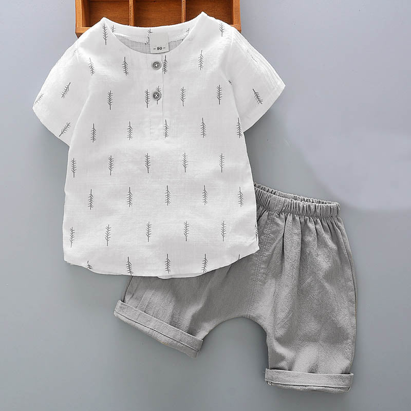 1 set kids boys Summer outfits 1-3 years boys Toddler kids baby boys outfits cotton Tee+Shorts Pants clothes Set cool cartoon
