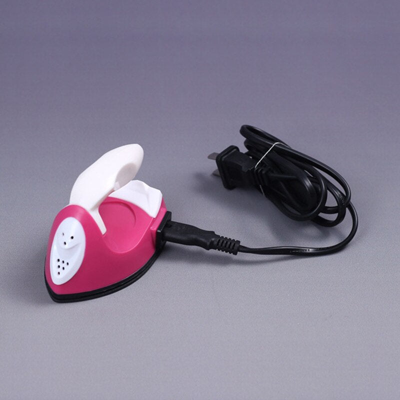 Mini Electric Iron Portable Travel Crafting Craft Clothes Sewing Supplies Home Household Merchandises Laundry Products