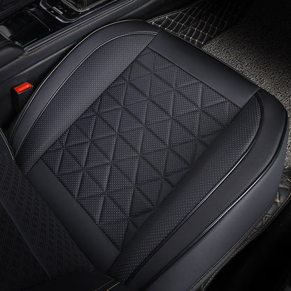 New Front Car Seat Cover PU Leather Cars Seat Cushion Automobiles Seat Protector Universal Car Chair Pad Mat Auto Accessories