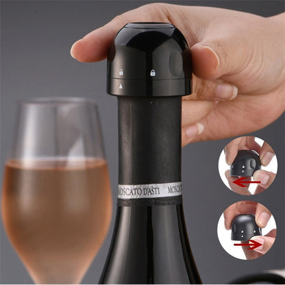 Red Wine Bottle Cap Stopper Vacuum Sealer Wine Stopper Fresh Wine Keeper Champagne Cork Stopper Kitchen Bar Tools
