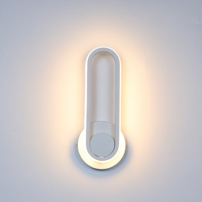 Bedroom Bedside Wall Light 330° Rotatable Adjustable Light Angle Indoor LED Wall Lamp Simple Light Fixture Aluminum AC110/220V