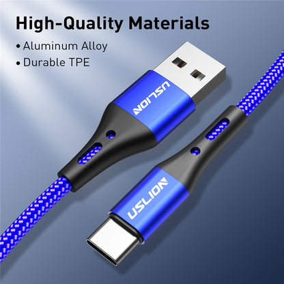 3A USB Type C Cable Wire For Samsung S10 S20 Xiaomi mi 11 Mobile Phone Fast Charging USB C Cable Type-C Charger Micro USB Cables