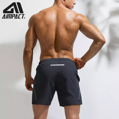 AIMPACT Mens Summer Fitness Shorts Men Jogger Casual Gyms Training Sports Shorts Bodybuilding Quick Dry Workout Beach Sportwears