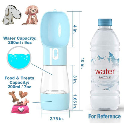 Portable Pet Dog Water Bottle For Small Large Dogs Travel Puppy Cat Drinking Bowl Outdoor food Dispenser Feeder Pet Product