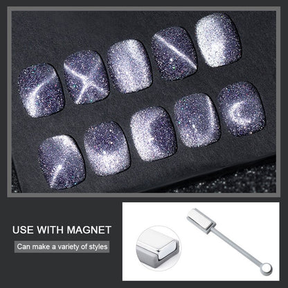 Shiny Cat Eye Gel Polish Magnet Reflective Manicure Semi Permanent Paints Varnish Hybrid Colored Glitter Uv Nail Art Glitter