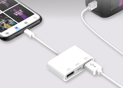 Lightning To USB OTG Converter Adapter for IPhone  Mouse Keyboard Charging U Disk Camera CardReader Data Converter Iphone Otg