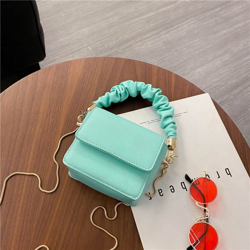 MINI PU Leather Shoulder Bags For Women 2022 Chain Design Luxury Hand Bag Female Travel Bags And Purses Sac A Main Femme