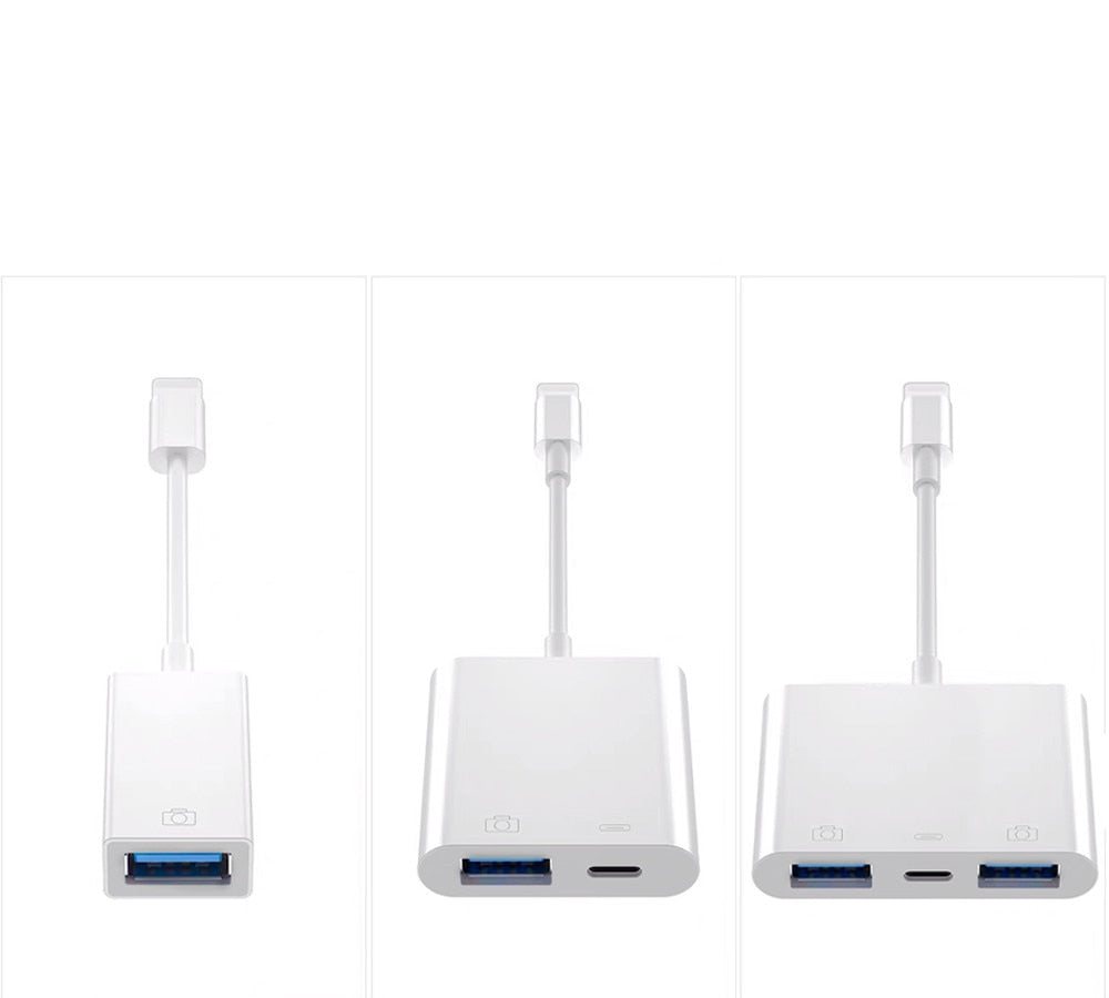 Lightning To USB OTG Converter Adapter for IPhone  Mouse Keyboard Charging U Disk Camera CardReader Data Converter Iphone Otg