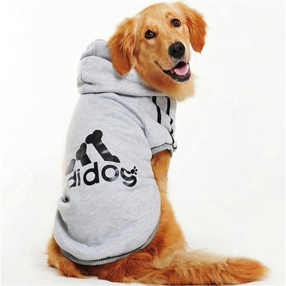 Winter Dog Clothes Adidog Sport Hoodies Sweatshirts Warm Coat Clothing for Small Medium Large Dogs Big Dogs Cat Pets Puppy Outfi